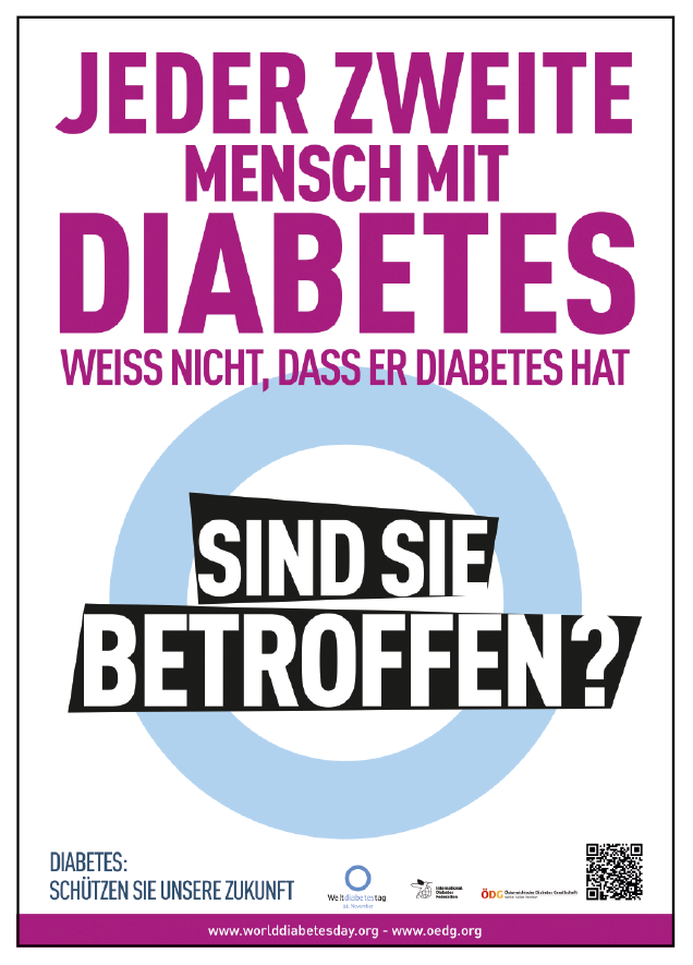 Praventionsplakate Zum Weltdiabetestag Kostenlos Zu Bestellen Medmedia